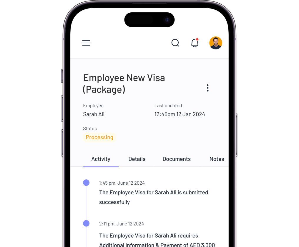 Make payments & track applications